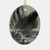 Sinking RMS Titanic Keramik Ornament (Rechts)