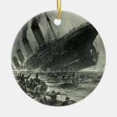 Sinking RMS Titanic Keramik Ornament (Vorne)
