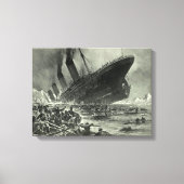Sinking RMS Titanic Leinwanddruck (Vorderseite)