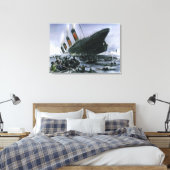 Sinking RMS Titanic Leinwanddruck (Insitu (Schlafzimmer))