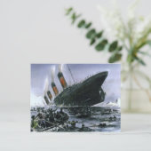 Sinking RMS Titanic Postkarte (Stehend Vorderseite)