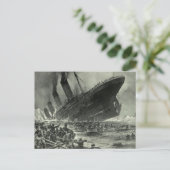 Sinking RMS Titanic Postkarte (Stehend Vorderseite)
