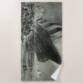 Sinking RMS Titanic Strandtuch (Vorderseite)