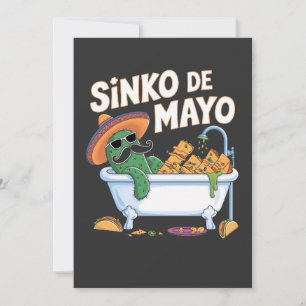Sinko de Mayo Cinco De Mayo Cactus Funny Ankündigung