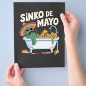 Sinko de Mayo Cinco De Mayo Cactus Funny Flyer (Hand)