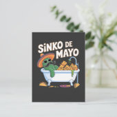 Sinko de Mayo Cinco De Mayo Cactus Funny Postkarte (Stehend Vorderseite)