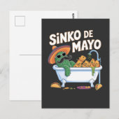 Sinko de Mayo Cinco De Mayo Cactus Funny Postkarte (Vorne/Hinten)