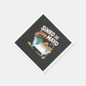 Sinko de Mayo Cinco De Mayo Cactus Funny Serviette (Ecke)