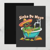 Sinko de Mayo"Funny Cinco de Mayo Cactus Ankündigung (Vorne/Hinten)
