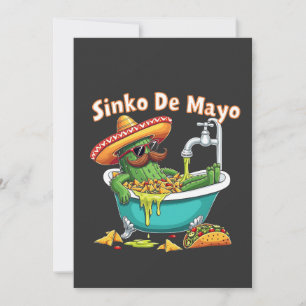 Sinko de Mayo"Funny Cinco de Mayo Cactus Ankündigung