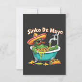 Sinko de Mayo"Funny Cinco de Mayo Cactus Dankeskarte (Vorderseite)