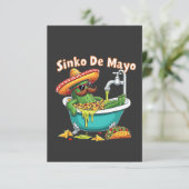 Sinko de Mayo"Funny Cinco de Mayo Cactus Dankeskarte (Stehend Vorderseite)