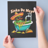 Sinko de Mayo"Funny Cinco de Mayo Cactus Flyer (Hand)