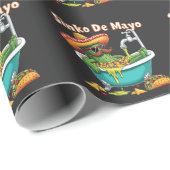 Sinko de Mayo"Funny Cinco de Mayo Cactus Geschenkpapier (Rolleneckpunkt)