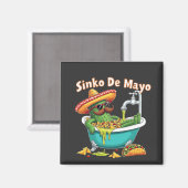 Sinko de Mayo"Funny Cinco de Mayo Cactus Magnet (Vorderseite/Rückseite)