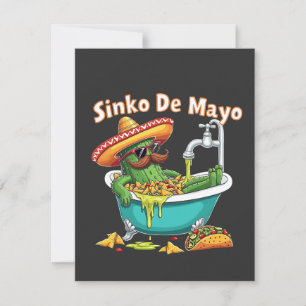Sinko de Mayo"Funny Cinco de Mayo Cactus Mitteilungskarte
