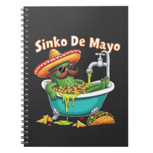 Sinko de Mayo"Funny Cinco de Mayo Cactus Notizblock