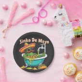 Sinko de Mayo"Funny Cinco de Mayo Cactus Pappteller (Party)