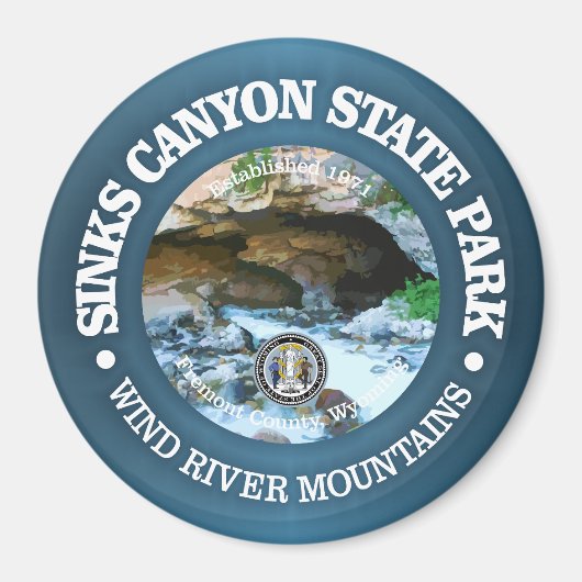 Sinks Canyon SP Magnet (Vorne)