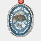 Sinks Canyon SP Ornament Aus Metall (Links)