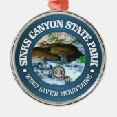 Sinks Canyon SP Ornament Aus Metall (Vorne)