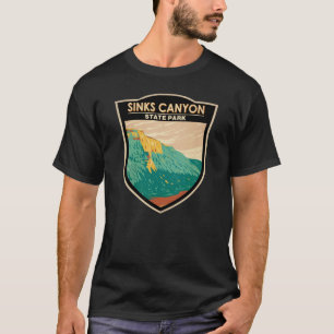 Sinks Canyon State Park Wyoming Vintage T-Shirt