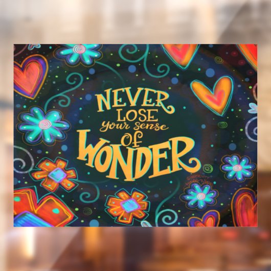 Sinn des Wunderfensters "Inspirivity" Fensteraufkleber (Blatt 2)