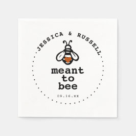 Sinn für Hochzeit Serviette