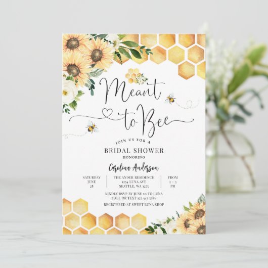 Sinn für Rustic Bridal Wedding Couple Dusche Einladung (Stehend Vorderseite)