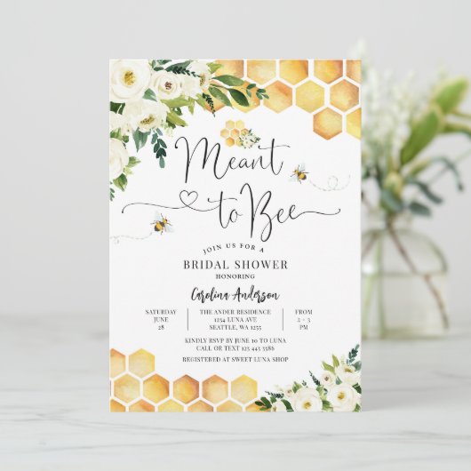 Sinn für Rustic Bridal Wedding Couple Dusche Einladung (Stehend Vorderseite)