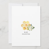 Sinn für Rustic Bridal Wedding Couple Dusche Einladung (Rückseite)