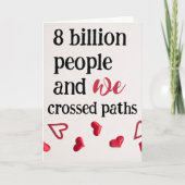 Sinn für Valentinstag Karte (Vorderseite)