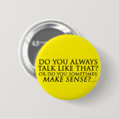 Sinn machen button (Vorne & Hinten)
