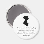 Sinn und Sensibilität Magnet (Vorderseite/Rückseite)