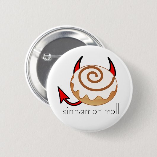 sinnamon Rolle Button (Vorne & Hinten)