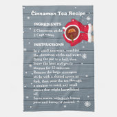 Sinnamon Tea Rezept Weihnachtsküche Handtuch (Vertikal)