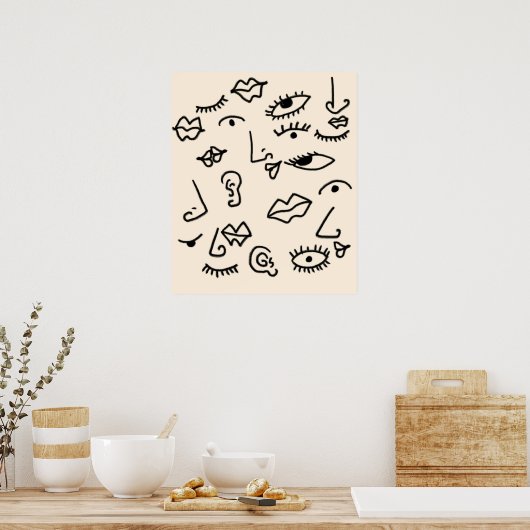 Sinne Poster (Küche)