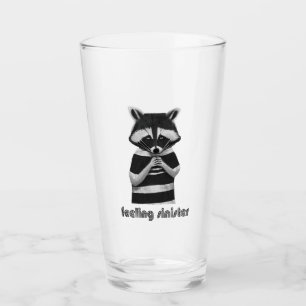 Sinnenböser Lustiger Waschbär Glas
