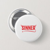 Sinner Outfit Matching Kleidung Couple Geschenke S Button (Vorne & Hinten)