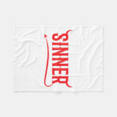 Sinner Outfit Matching Kleidung Couple Geschenke S Fleecedecke (Vorderseite (Horizontal))