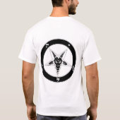 SINNER T - SHIRT mit schwarzem Baphomet hinten (Rückseite)