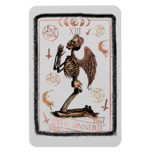 Sinner-Tarot-Karte Magnet
