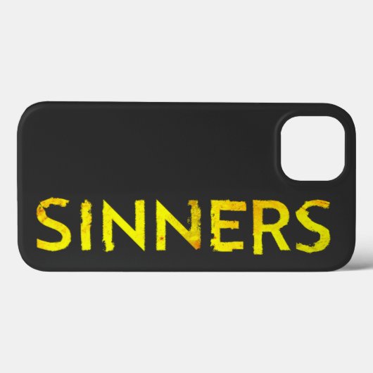 Sinners Case-Mate iPhone Hülle (Rückseite (Horizontal))