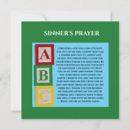 SINNERS PRAYER