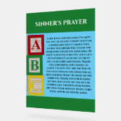 SINNERS PRAYER ACRYLSCHILD (Winkel)