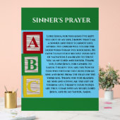 SINNERS PRAYER ACRYLSCHILD (Hochzeit)