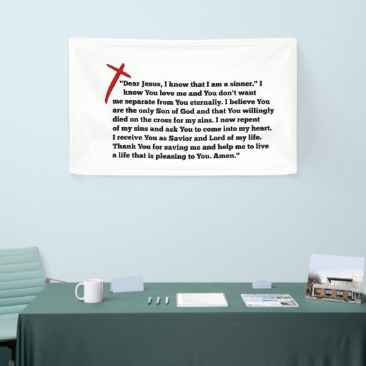 Sinners Prayer  Banner (Messeveranstaltung)