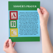 SINNERS PRAYER FLYER (Hand)