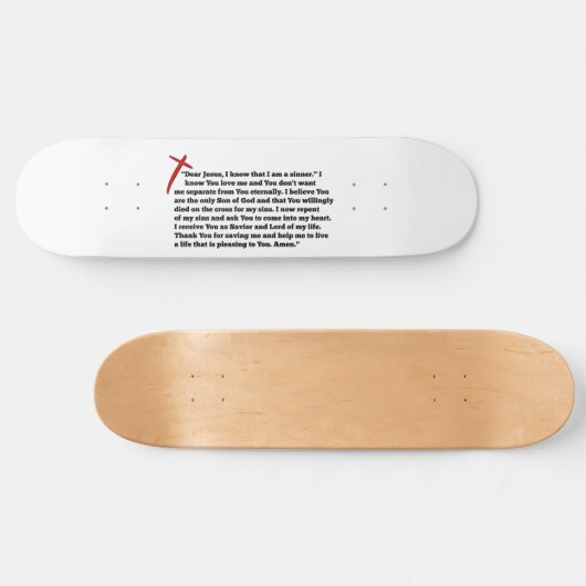 Sinners Prayer Skateboard (Horizontal)