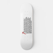 Sinners Prayer Skateboard (Vorderseite)